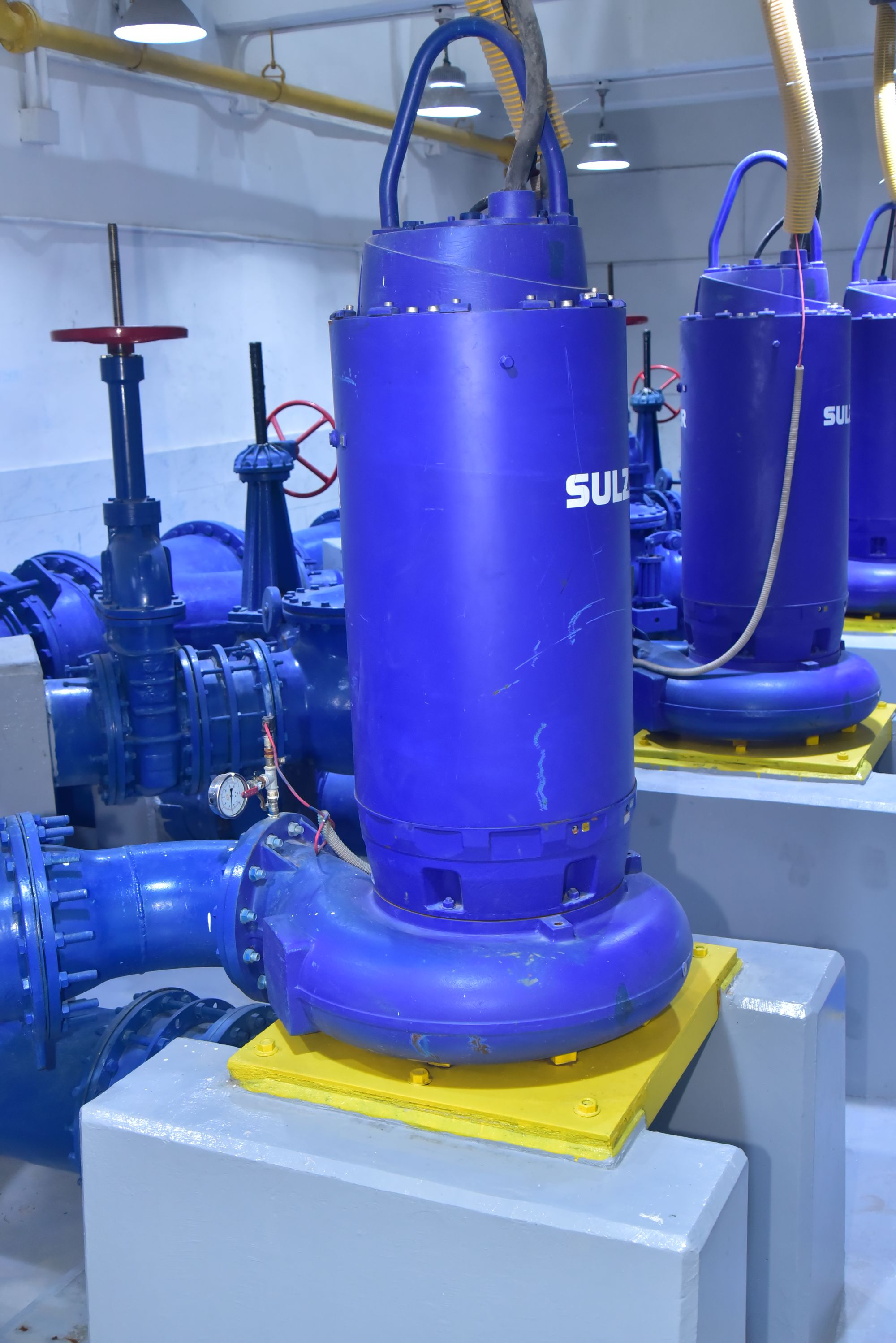 New Zarb Pumping Station: Submersible pumps, 350 L/s each